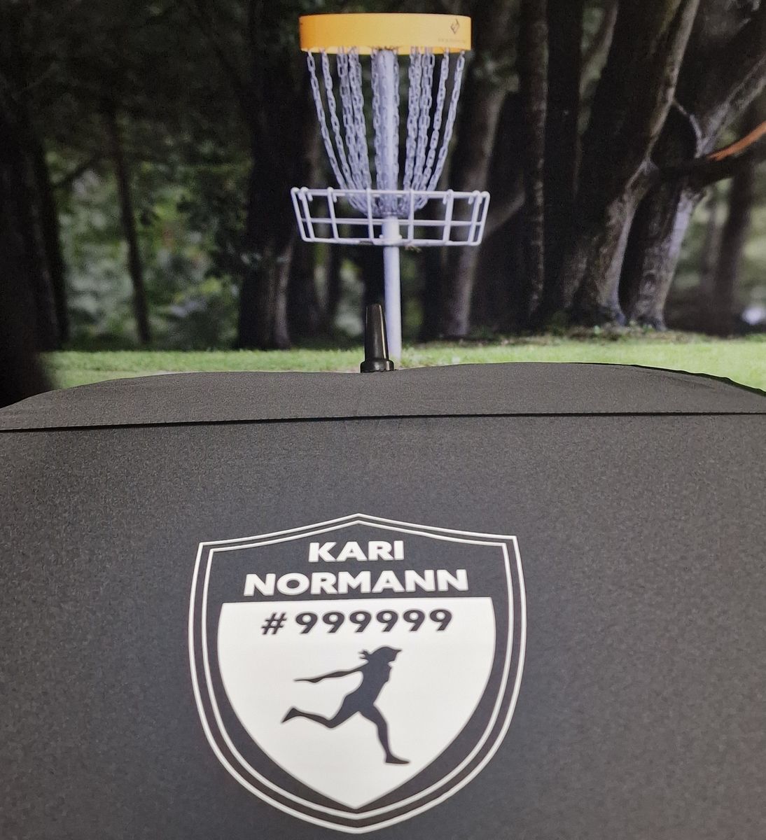 PARAPLY SQUARE MED EGET NAVN 4 SIDER