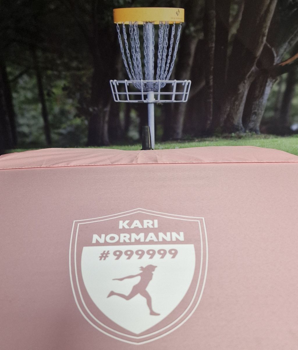 PARAPLY SQUARE MED EGET NAVN 4 SIDER