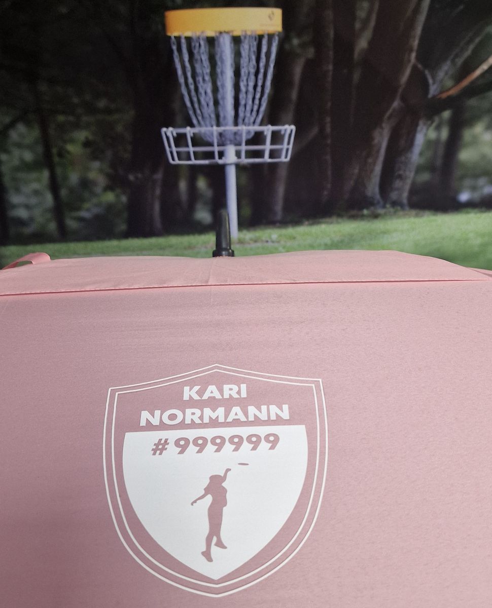 PARAPLY SQUARE MED EGET NAVN 4 SIDER